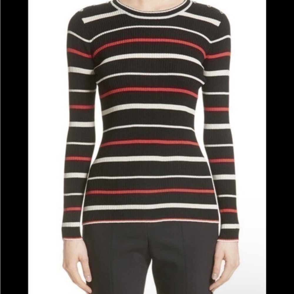 St John exclusively for Nordstrom striped‎ multicolor Sweater